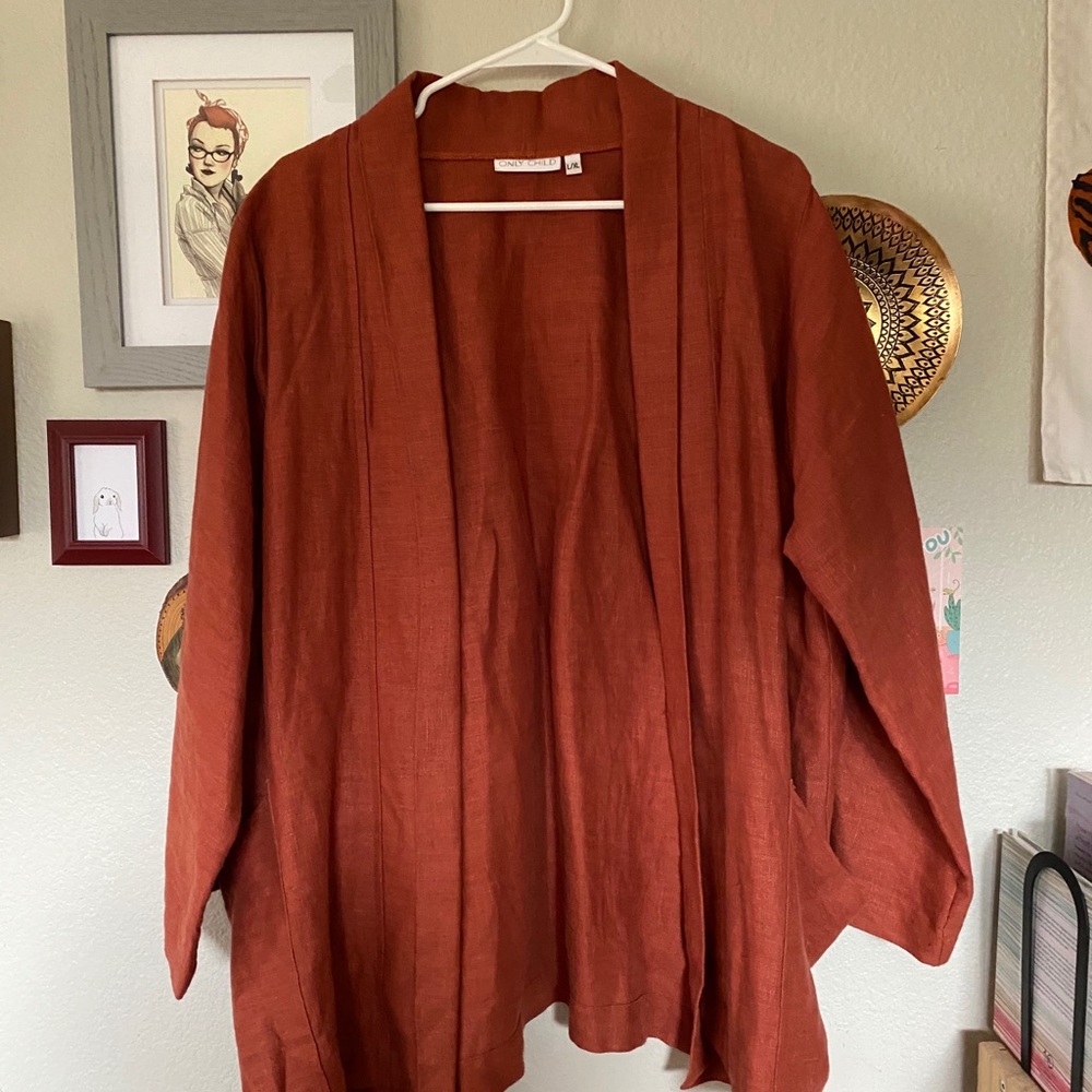 Only Child Linen Cardiff Jacket